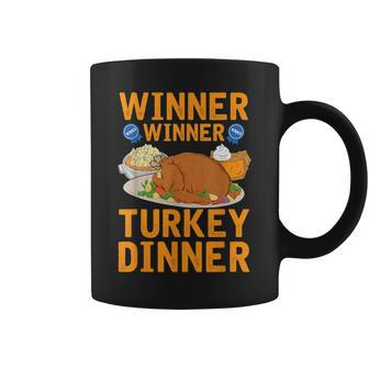 Funny Thanksgiving Winner Winner Turkey Dinner Gifts For Turkey Lovers Funny Gifts Coffee Mug | Mazezy