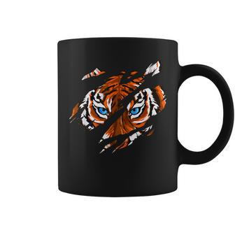 Tiger Face Wild Cat Mountain Animal Kid Coffee Mug | Mazezy