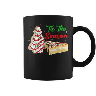Tis The Season Christmas Tree Cakes Debbie Coffee Mug - Seseable