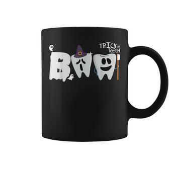 Trick Or Th Boo Dentist Dental Halloween Costume Coffee Mug - Monsterry DE