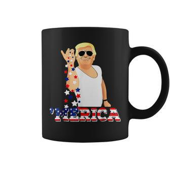 Funny Trump Salt Merica Freedom 4Th Of July Salt Funny Gifts Coffee Mug | Mazezy
