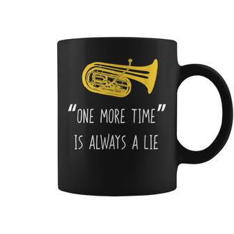 Funny Tuba One More Time Marching Band Player Gift Coffee Mug - Thegiftio