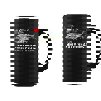 Tuna Fish Christmas Santa Claus Xmas Fisherman Coffee Mug - Thegiftio UK