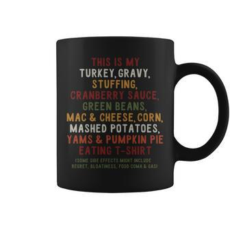 Funny Turkey Gravy Green Beans Pumpkin Pie Thanksgiving Pumpkin Funny Gifts Coffee Mug | Mazezy