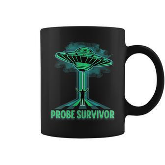 Funny Ufo Alien Abduction Probing Survivors Club Ufologist Coffee Mug | Mazezy