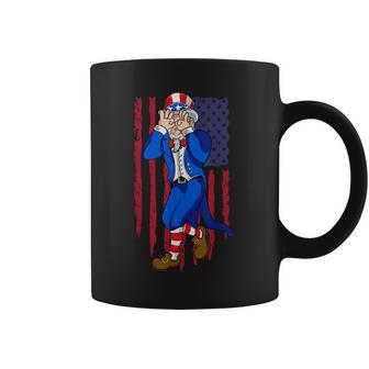 Funny Uncle Sam Dance 4Th Of July Independence Day Coffee Mug | Mazezy DE