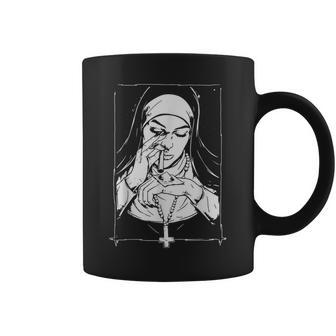 Funny Unholy Drug Nun Costume Essential Costume Coffee Mug - Seseable