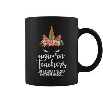 Funny Unicorn Teachers Like Regular Teacher More Magical Coffee Mug - Thegiftio UK