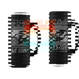 Funny Vintage Just One More Car I Promise For Car Lovers Coffee Mug - Thegiftio