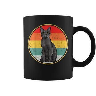 Vintage Sunset Korat Cat Coffee Mug | Mazezy