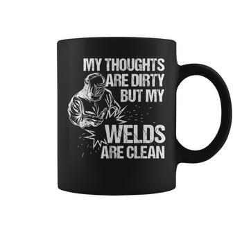 Funny Welding Designs For Men Dad Metal Workers Blacksmith Coffee Mug - Seseable