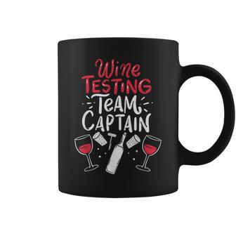 Wine Tasting Team Wine Tasting Team Captain Coffee Mug - Seseable
