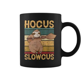Witch Sloth Lazy Cute Animal Halloween Hocus Slowcus Halloween Coffee Mug | Mazezy