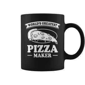 Funny Worlds Greatest Pizza Maker Gift For Men Women Kids Coffee Mug | Mazezy