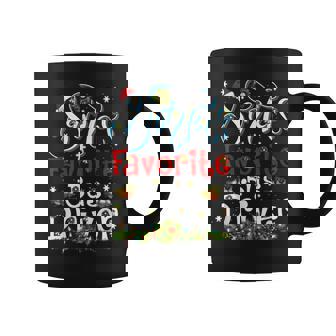 Xmas Lighting Santa's Favorite Bus Driver Christmas Coffee Mug - Thegiftio UK