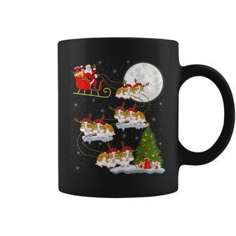 Xmas Lighting Tree Santa Riding Hamster Christmas Coffee Mug - Thegiftio UK