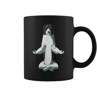Yoga Dog Schapendoes Coffee Mug | Mazezy