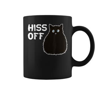 Hiss Off Cat Coffee Mug | Mazezy