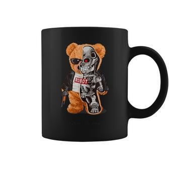 Future Is Now - Teddy Bear Robot Coffee Mug - Seseable
