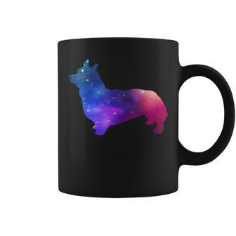 Galaxy Corgi Dog Space And Stars Lover Gift Coffee Mug | Mazezy