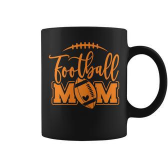 Game Day Black And Orange High School Football Football Mom Coffee Mug - Seseable
