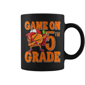 Game On 5Th Grade Basketball Dabbing Retro Player Backpack Coffee Mug - Monsterry UK