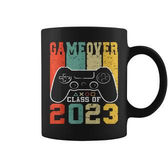 Game Over Class Of 2023 Video Games Vintage Graduation Gamer Coffee Mug