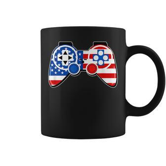 Gamer American Flag Patriotic Video Game 4Th Of July Boys Coffee Mug - Thegiftio UK