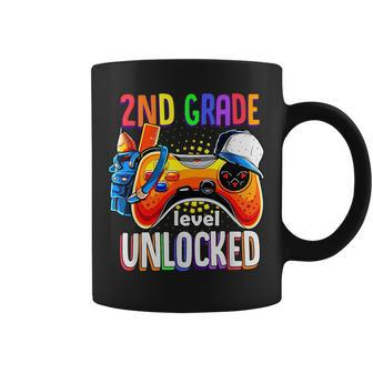 Gamer Back To School Gamepad 2Nd Second Grade Level Unlocked Coffee Mug - Monsterry AU