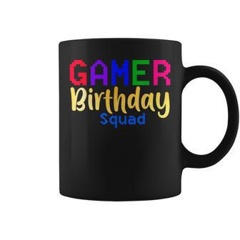 Gamer Birthday Squad Party Happy B-Day Video Game Party Coffee Mug | Mazezy