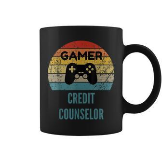 Gamer Credit Counselor Vintage 60S 70S Gaming Coffee Mug | Mazezy