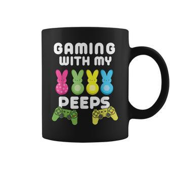 Gaming With My Peeps Easter Gamer Video Game Lover Coffee Mug | Mazezy CA