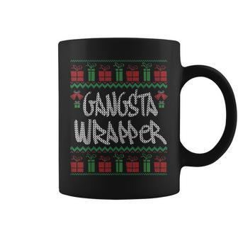 Gangsta Wrapper Ugly Christmas Sweaters Coffee Mug | Mazezy