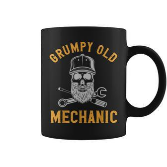 Garage Automechanic Car Guy Grumpy Old Mechanic Gift For Mens Coffee Mug | Mazezy UK