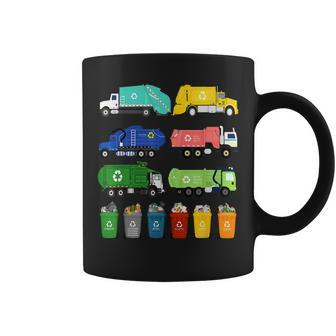Garbage Truck Recycling Day Trash Waste Separation Birthday Coffee Mug - Seseable