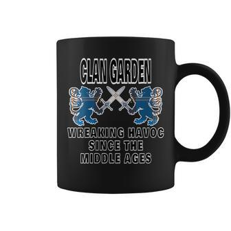 Garden Scottish Tartan Scotland Family Clan Name Gift For Womens Coffee Mug | Mazezy