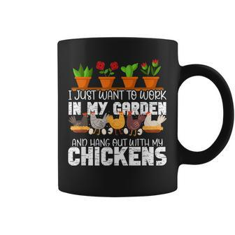 Gardening Chicken Lovers Garden Lover Awesome Cute Cool Coffee Mug - Thegiftio UK