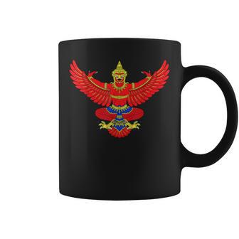 Garuda Emblem Of Thailand Thai Buddha Sabaidee Coffee Mug | Mazezy