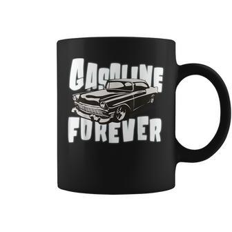 Gasoline Forever Funny Gas Cars Vintage Muscle Car Cars Funny Gifts Coffee Mug | Mazezy