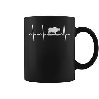 Gaur Heartbeat For Indian Bison Ox Lover Coffee Mug | Mazezy