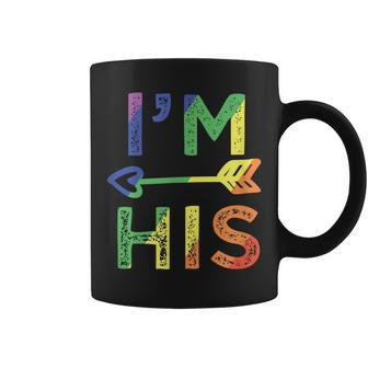 Gay Couple Matching Im His Lgbt Pride Coffee Mug | Mazezy