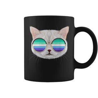 Gay Man Mlm Flag For Cat Lover Male Gay Man Pride Mlm Coffee Mug | Mazezy