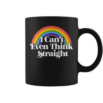 Gay Pride - I Cant Even Think Straight Coffee Mug | Mazezy