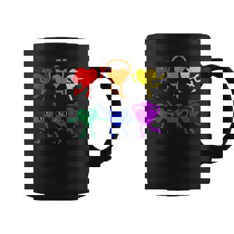Gay Pride Lgbtq Cute Rainbow Flag Heart Lgbt Gay Ally Pride Coffee Mug | Mazezy