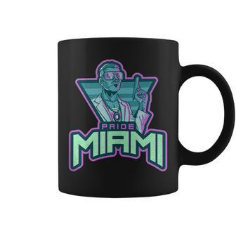 Gay Pride Lgbtq Miami Coffee Mug | Mazezy
