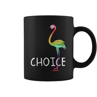 Gay Pride Rainbow Flamingo | Lgbt Colorful Choice Coffee Mug | Mazezy
