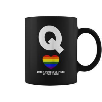 Gay Queen Lgbt-Q Rainbow Pride Flag Color Couple Matching Coffee Mug | Mazezy