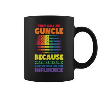 Gay Uncle Pride Guncle Coffee Mug - Seseable