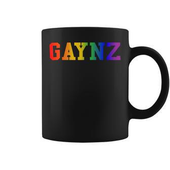 Gaynz Cute Strong Support Pride Lgbtq Fitness Gym Lover Coffee Mug - Monsterry