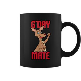 Gday Mate Kangaroo Lover Australia Aussie Hello Gift Coffee Mug | Mazezy